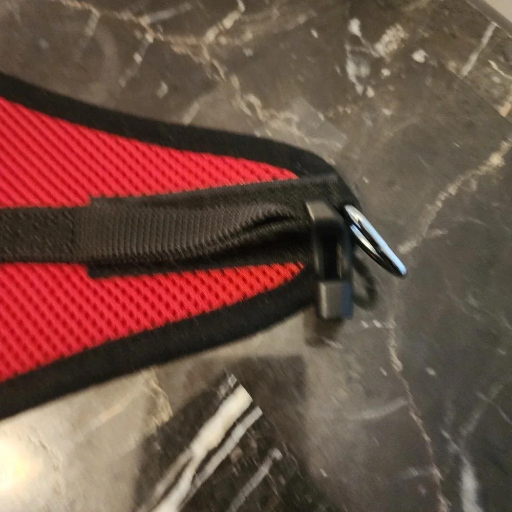 Bark Appeal Step In Pet Harness in Red Size Small